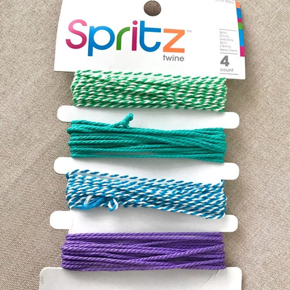 Spritz Bakers Twine Purple Green Blue